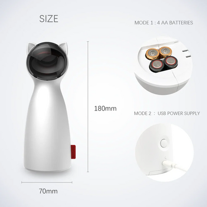 hands-free battery operated cat laser toy