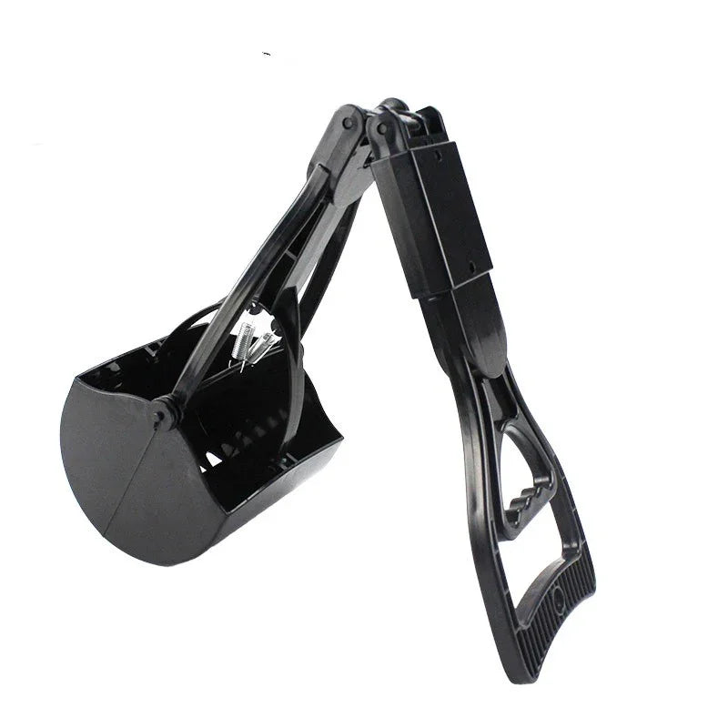 flexible dog pooper scooper black color