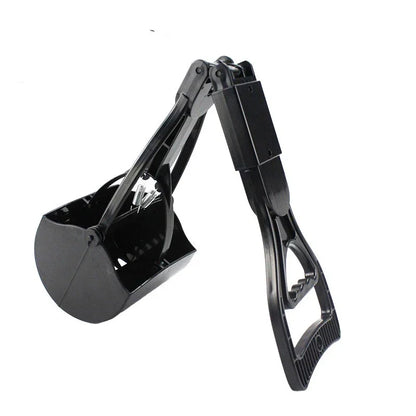 flexible dog pooper scooper black color