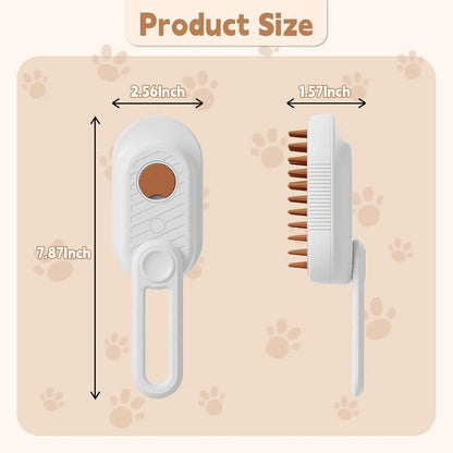 Pet grooming tool with measurements  